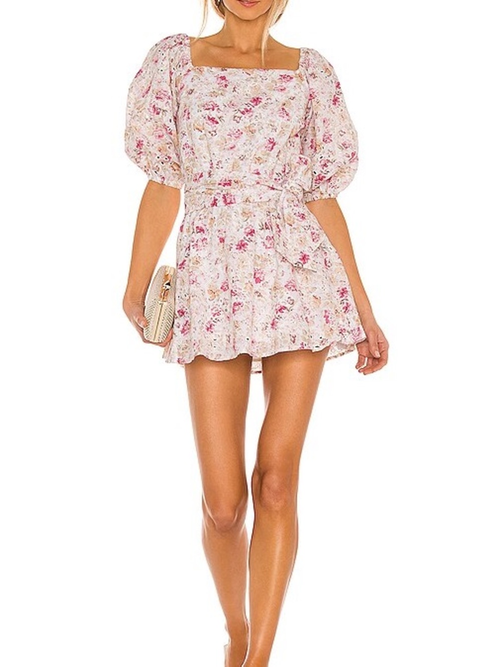 NWT MINKPINK Pink Floral Mini Dress